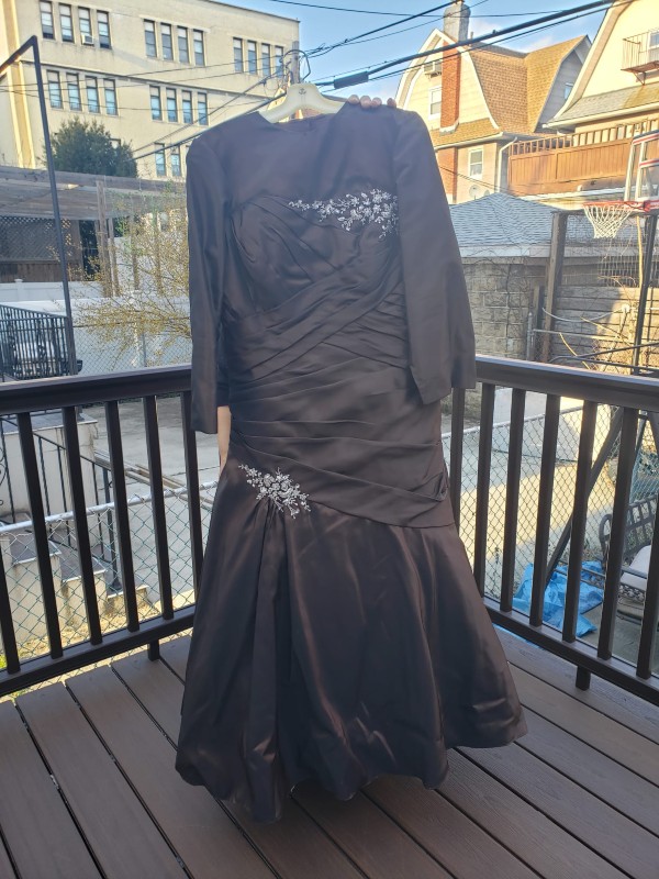 Elegant and slimming Mother of the Bride, Jovani gown for sale