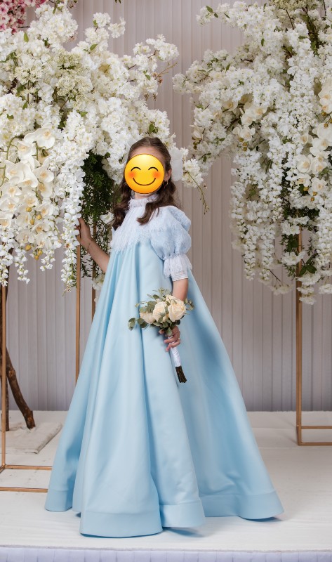 Custom made in Italy blue gowns for sale