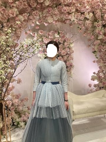 Custom Light Blue Dress for Sale