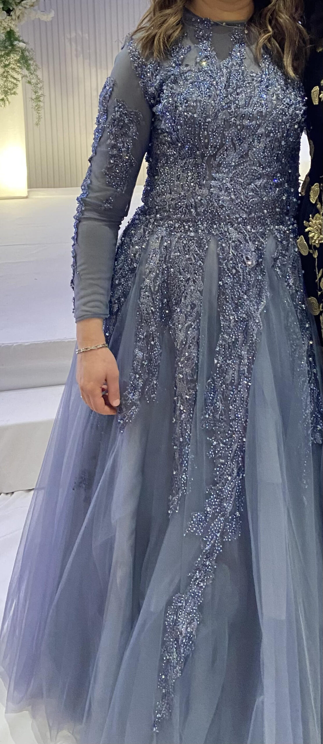 gorgeous blue Miri gown for sale