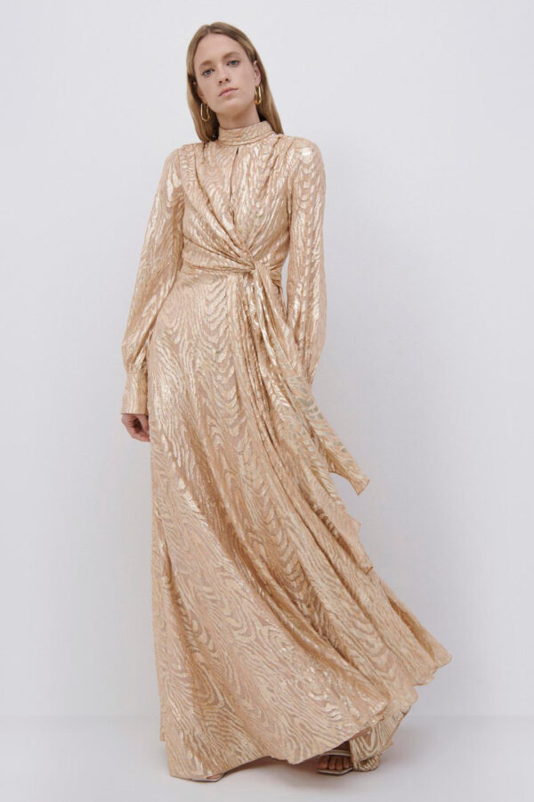 Gorgeous Jonathan Simkhai Gold Gown for sale