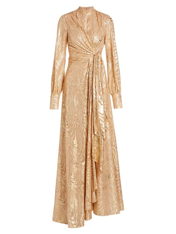 Gorgeous Jonathan Simkhai Gold Gown for sale