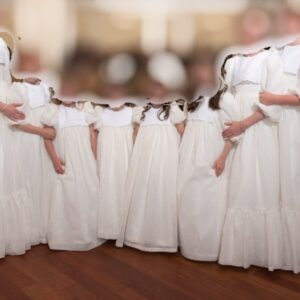 Beautiful custom girls gowns for rent