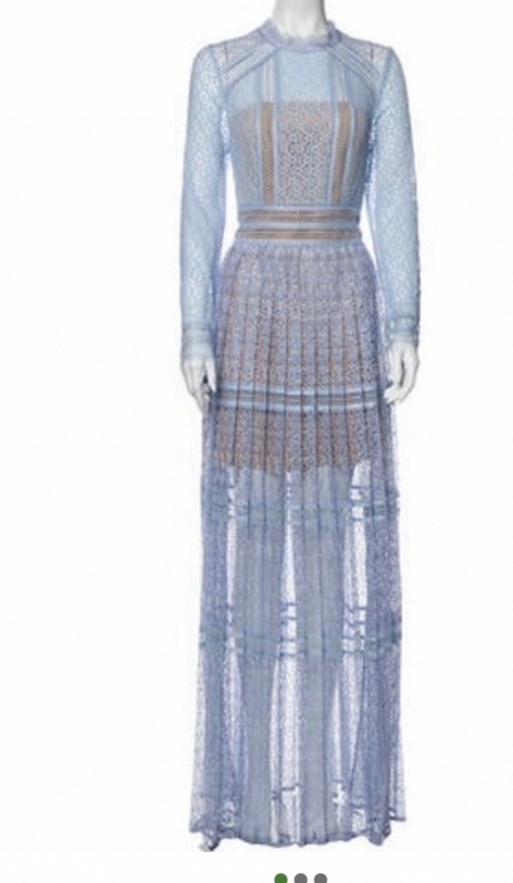 Beautiful Blue lace gown for sale