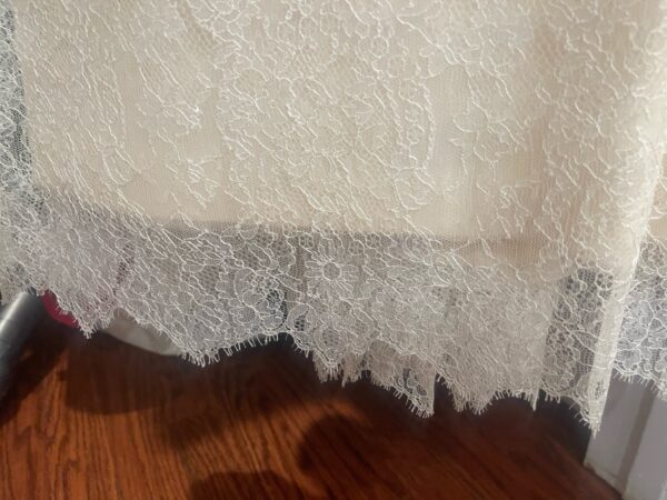 Gorgeous detailed lace gown for sale