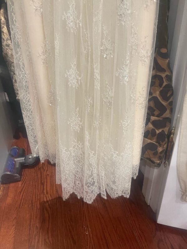 Gorgeous detailed lace gown for sale