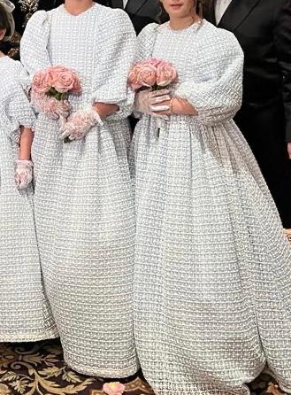 Four beautiful custom girls gowns for sale