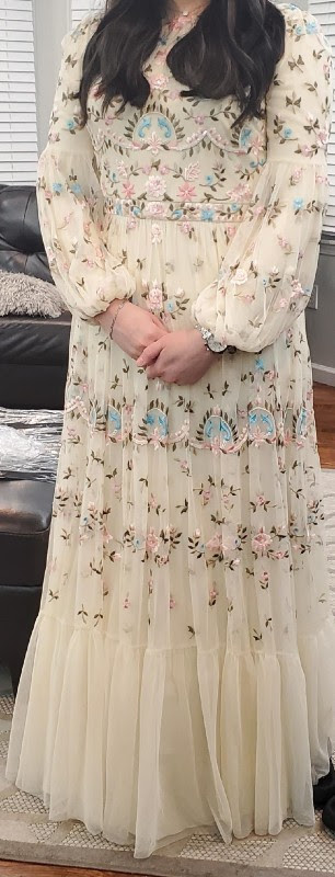 Stunning Ivory Mac Duggal Sister of the Bride Gown for sale