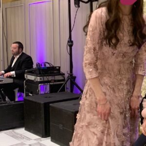 Elegant sister of the bride pink gown for rent/sale