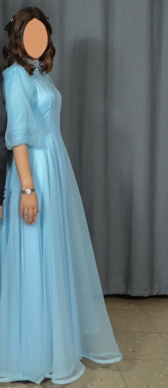 Elegant Exquisite blue gown for sale
