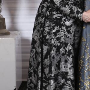Gorgeous black and silver Miri Gown for sale