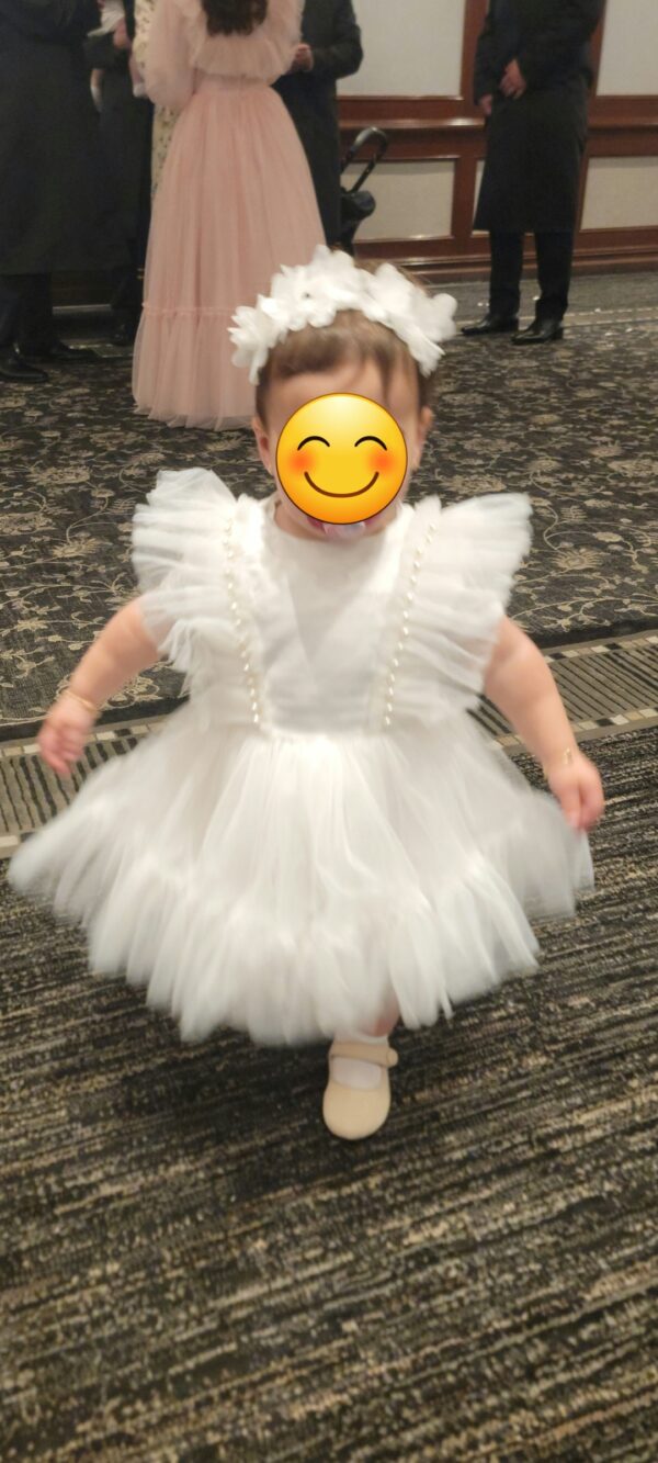 Beautiful white toddler gown for sale