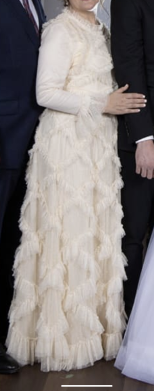 Beautiful needle and thread gown for sale