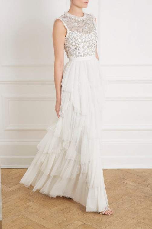 Needle & Thread Sister of the bride/ groom ivory gown for sale