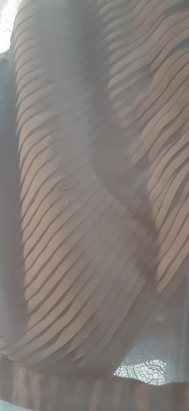 BCBG Maxazria elegant pleated light blue dress for sale