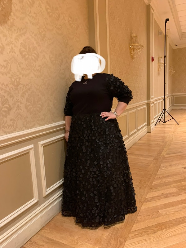 Plus Size Black Gown for Sale