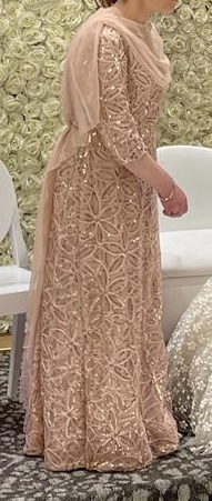 Elegant Mother of the Bride/Groom, Pink/Rose/Blush Gown for sale