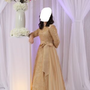 Stunning Gold/Pastel Sister of the Bride Gown For Rent/Sale