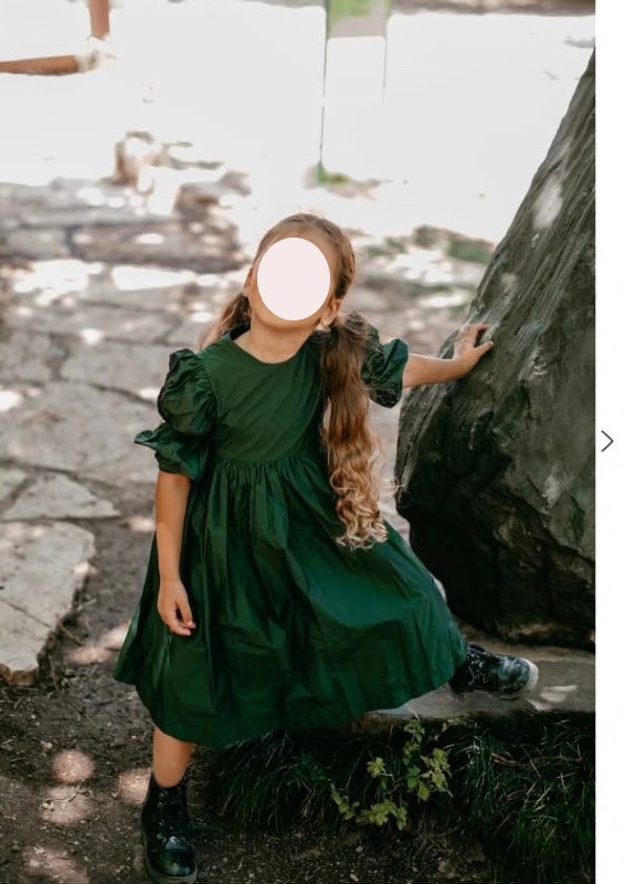 Green taffeta midi party dresses for sale