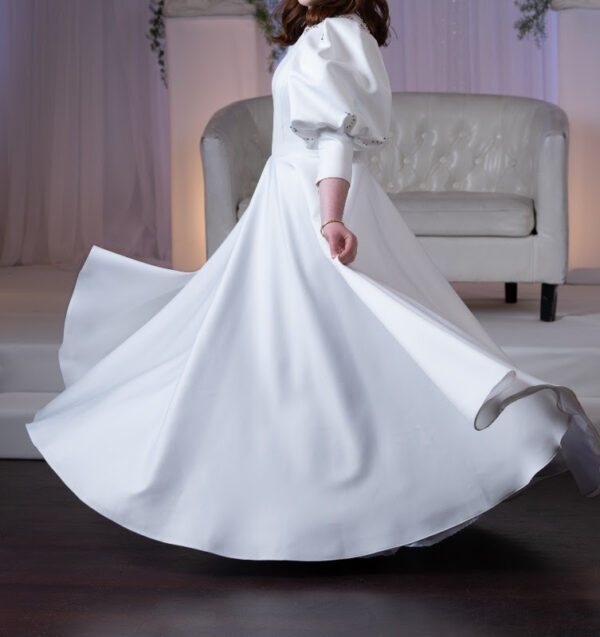 Magnificent Sister of the Bride Custom Made White Gown For Sale