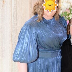 Costarellos Blue Shimmer - Plus Size Gown for Sale