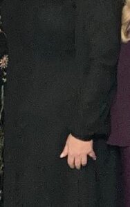 Custom made black gown for sale