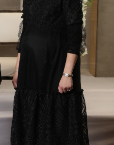 Elegant Black Maternity Gown For Sale