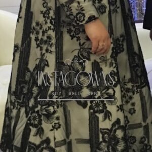 Elegant custom made dress for rent and sale