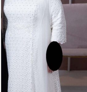 Elegant Finds and Co Mother of the Bride White Gown for Sale