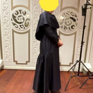 Magnificent & Elegant Custom Made Rich Navy Sister Of Bride Gown for sale