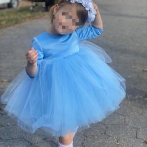 Pretty Poofy Blue Girls Gowns for Rent/Sale
