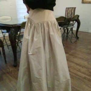 beautiful designer style light gold gown skirt for sale