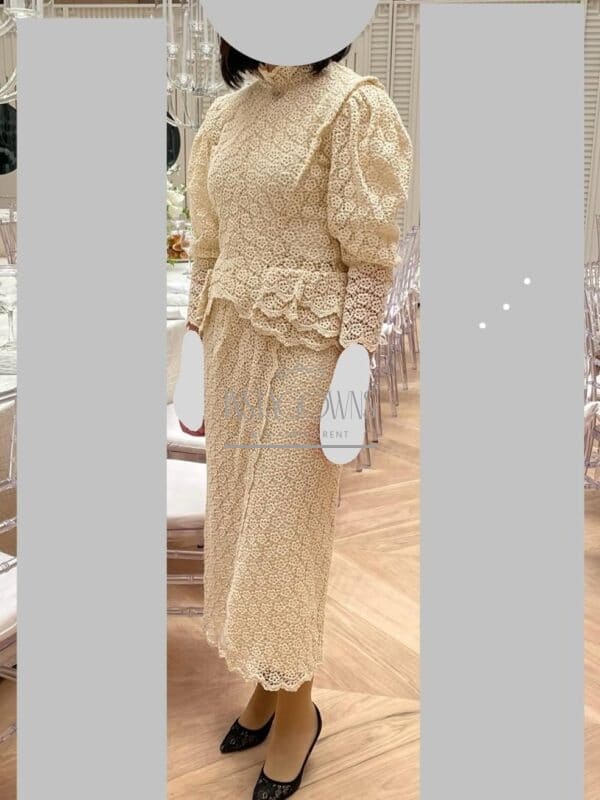 Isabel Marant Ivory Lace Magnificent 2 Piece for sale