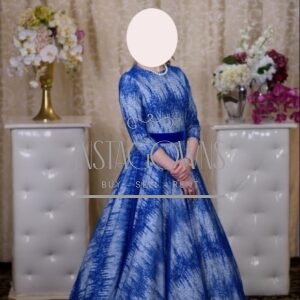 Exquisite blue gown for sale