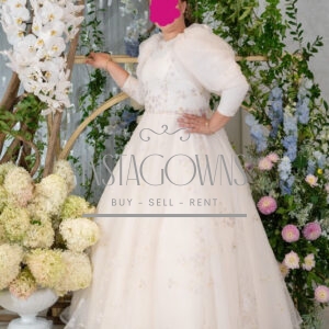 Custom Italian Silk Organza Preteen Gown For Sale