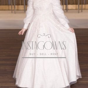 Stunning custom made gown for rent/sale