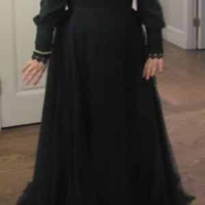 Hunter Green lace sister of the bride gown for sale