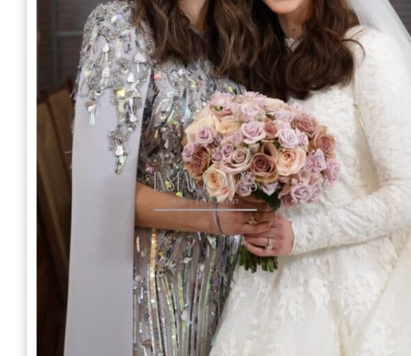 Stunning Jenny Packham Cape Gown For Sale
