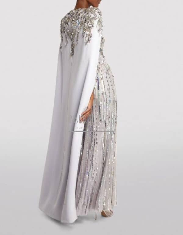 Stunning Jenny Packham Cape Gown For Sale