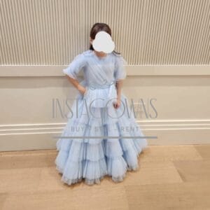 Marchesa light blue gown for sale