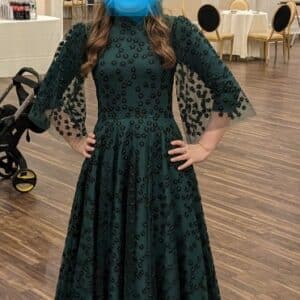 Beautiful Green Gown for Sale or rent