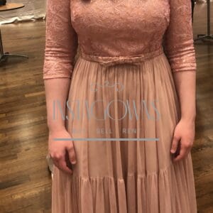 Stunning designer pink dress/gown for sale