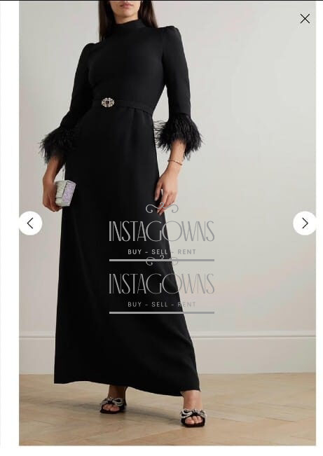 Stunning Andrew GN black gown for sale – Instagowns