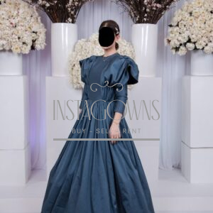 Beautiful custom blue gown for sale