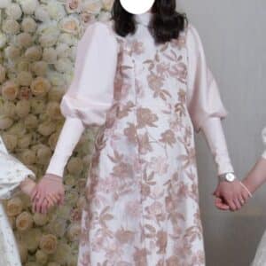 custom floral maternity gown for sale or rent