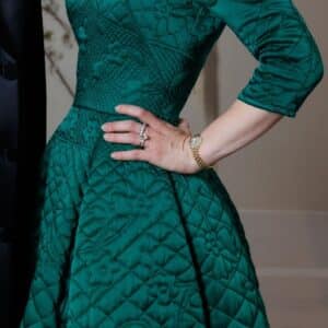 Majestic Emerald Green Gown for sale