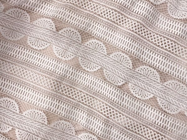 White Lace/Beige Tulle Sister-of-the-Bride Gown for Sale
