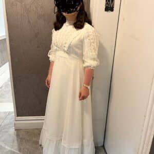 Stunning White Maternity Gown for sale