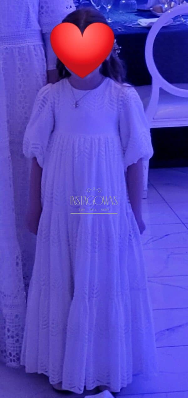 simis of london white lace dress for sale