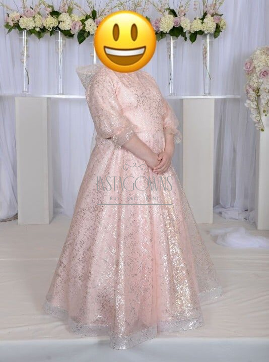 Gorgeous Custom Zoe Blush Gown